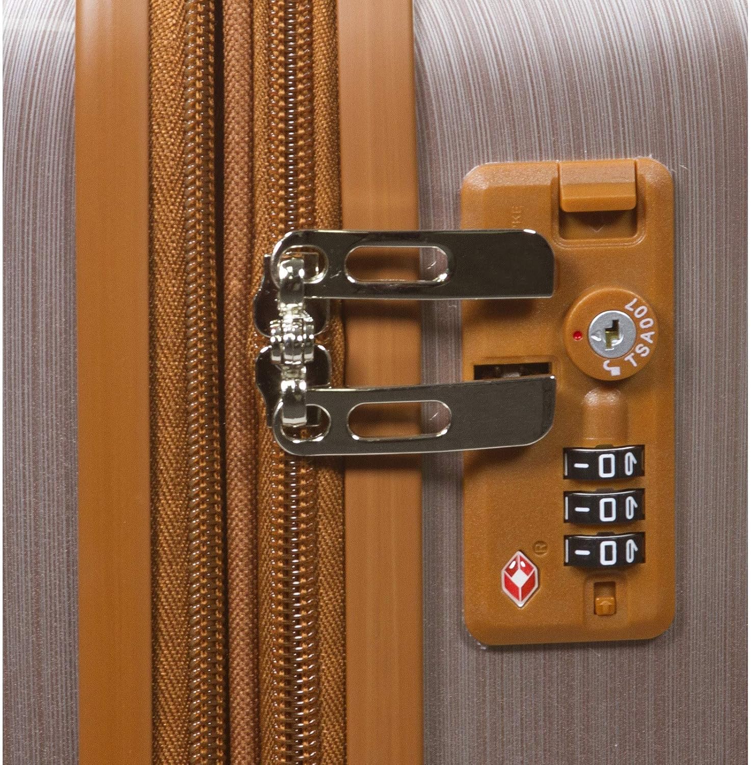 review World Traveler Classique Hardside 2-PC Carry-On Spinner Luggage Set, Rose Gold, One Size