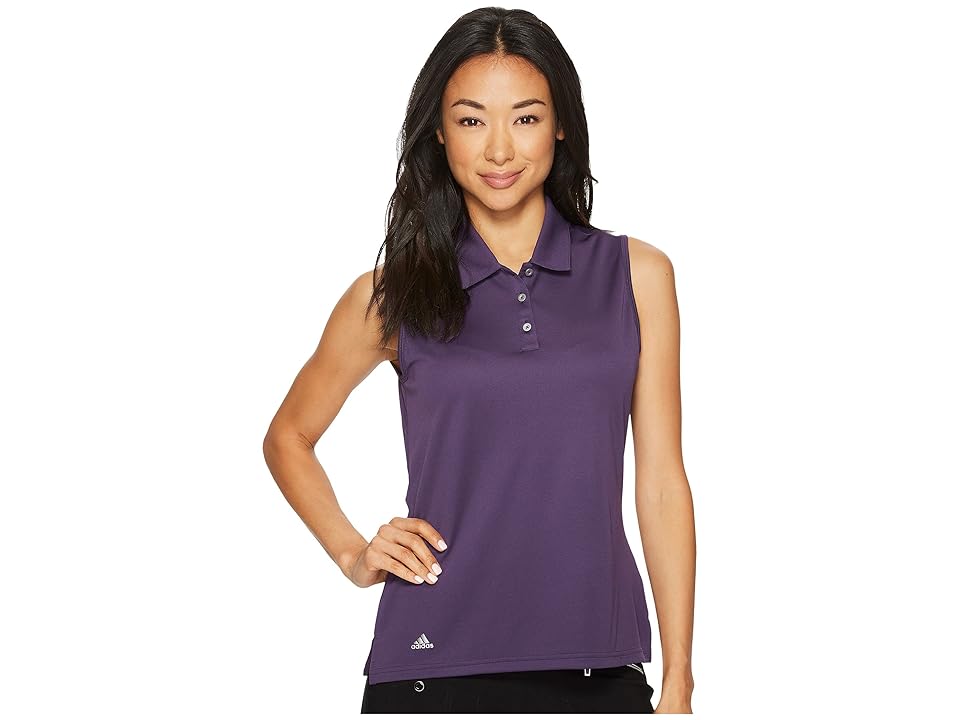 

adidas Golf Performance Sleeveless Polo (Purple) Women's Sleeveless