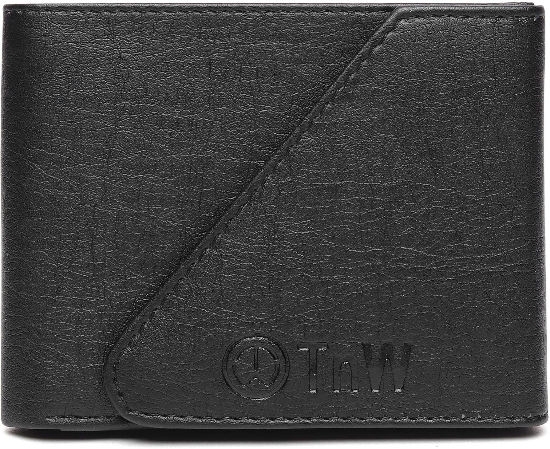 Men Black Artificial Leather Wallet (5 Card Slots) (KAAN-Black_1)-image-15