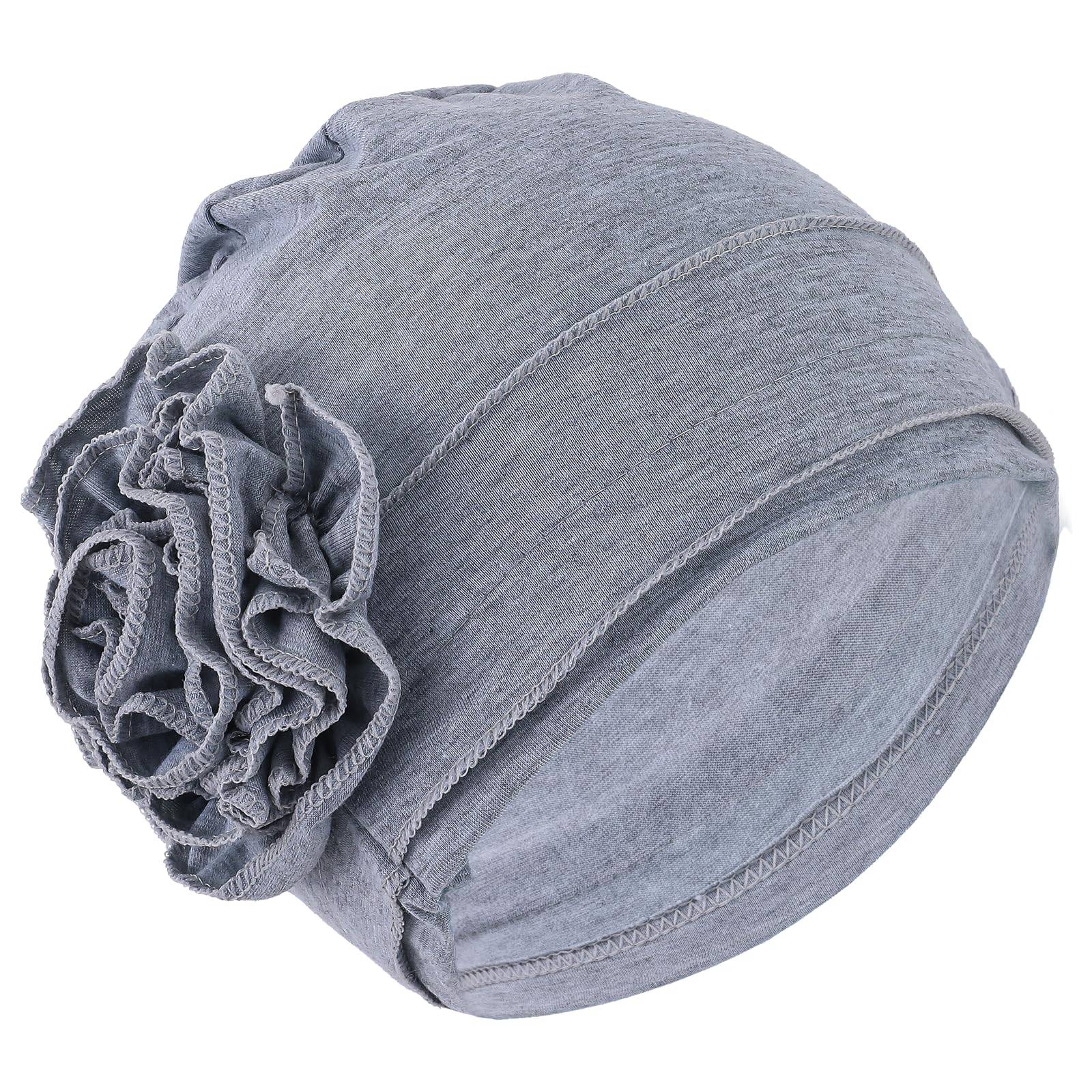 COMNICO Chemo Turban Headwear for Women, Soft Cancer Beanies Flowers Hats Cap Elastic Covers Wraps Chemo Head Scarf for Cancer Patient Hair Loss