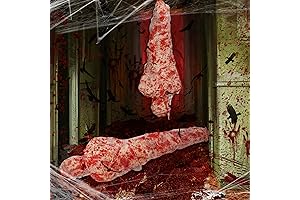 Gruesomely Ghoulish Halloween Hanging Cocoon Corpses for Spine-Tingling Outdoor Decor