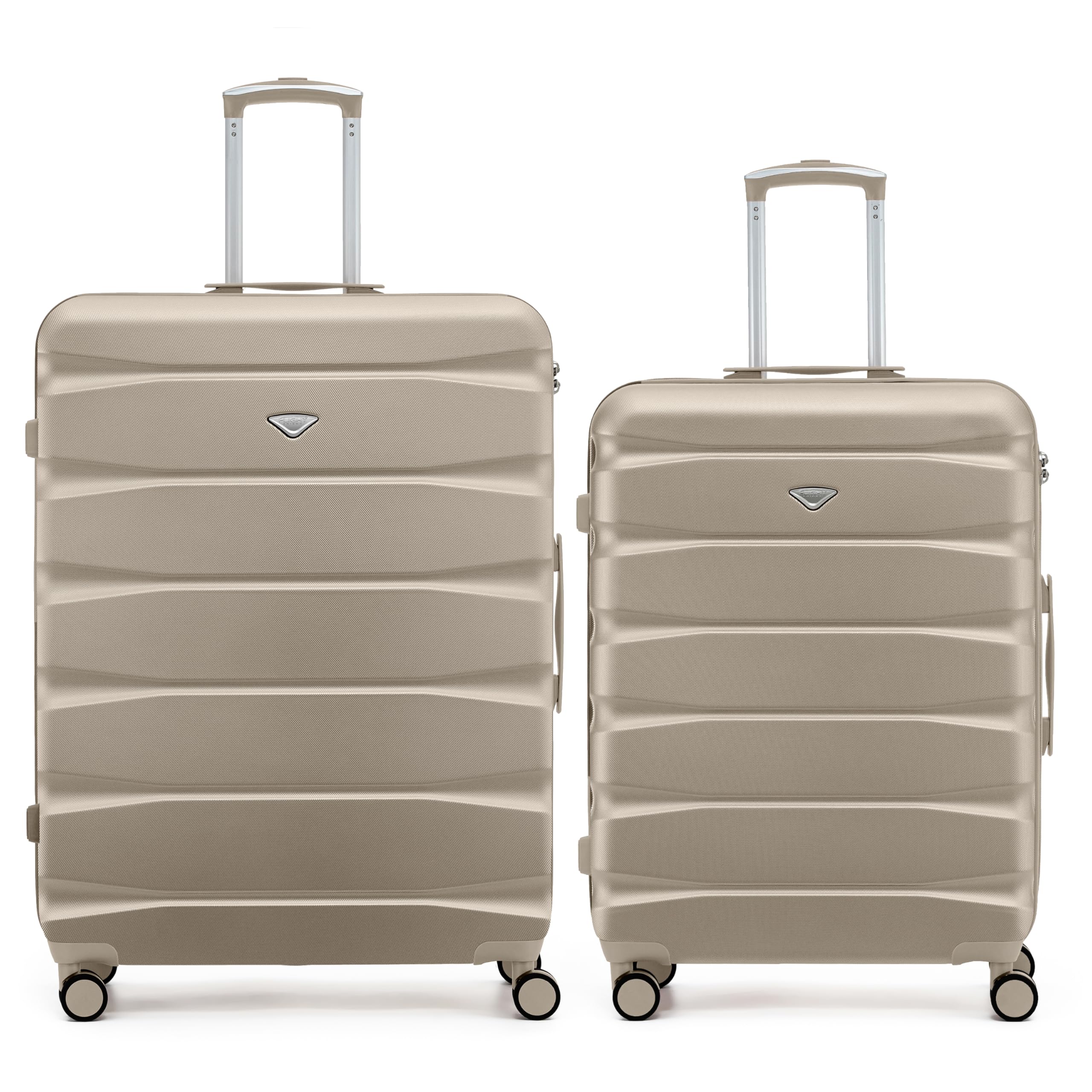 Flight Knight Underseat Cabin Suitcase 45x36x20cm | Free Hand Luggage for EasyJet & Wizz Air | Lightweight ABS Hard Shell with 8 Silent-Glide Spinner Wheels | Max Space Travel Bag — view 290