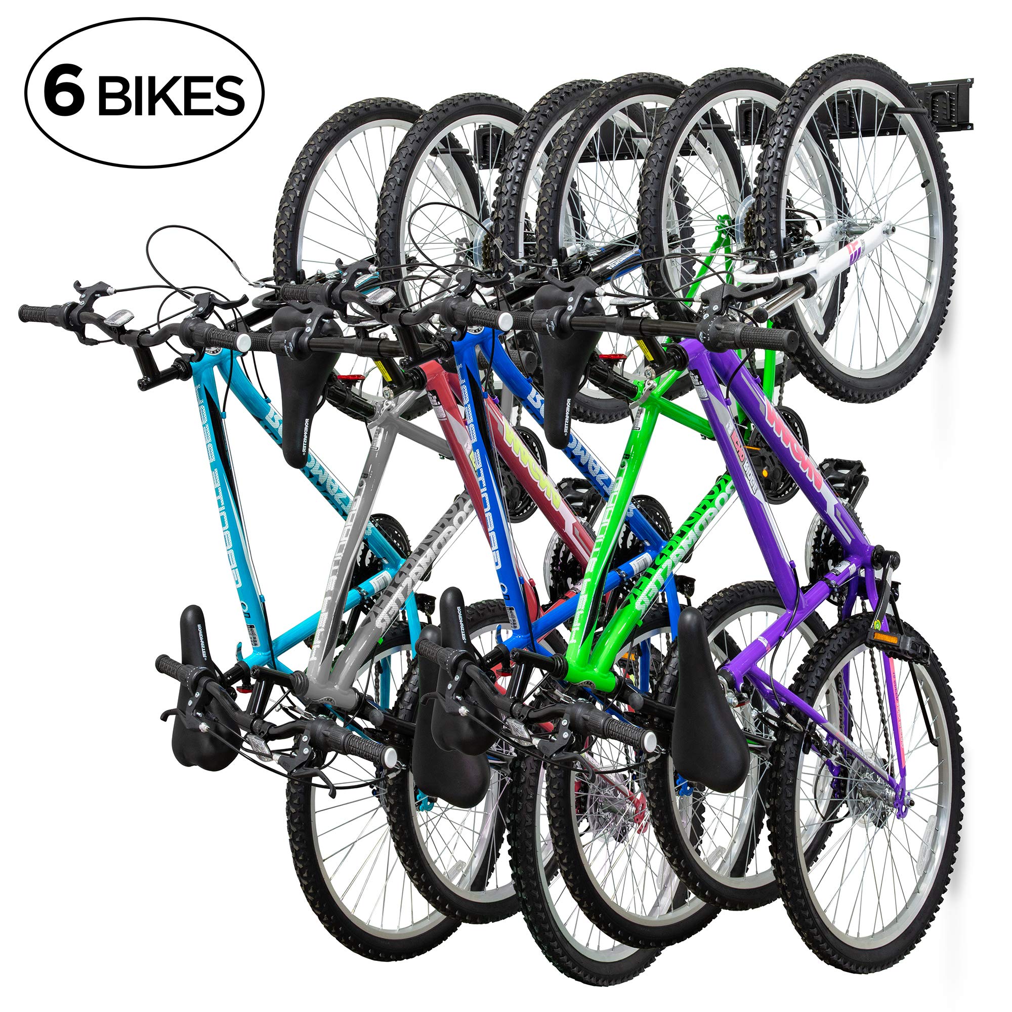 6 bicycle hitch rack