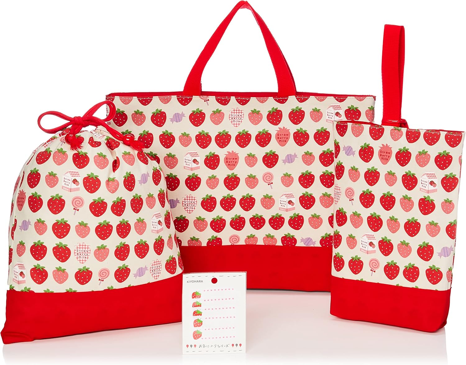 Amazon.co.jp KIYOHARA MOW148S3 Study Bag, Indoor Shoe Bag, Gym Bag