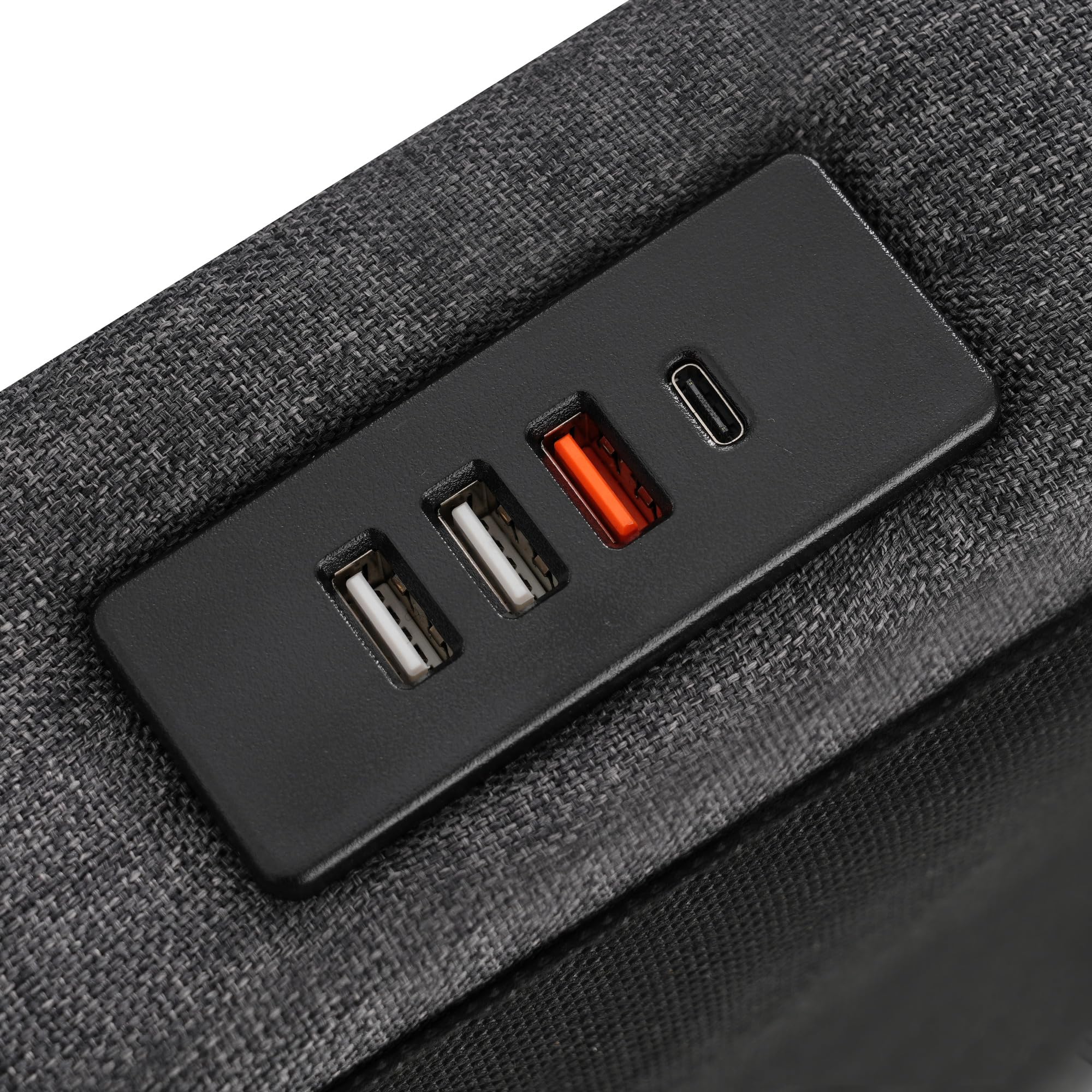Modernes Polsterbett 90x200cm | Grau | USB-C Ladefunktion | LED-Beleuchtung | 2 Schubladen | Smart Home App | Fernbedienung | Robuster Lattenrost | Jugendbett | Stauraumbett