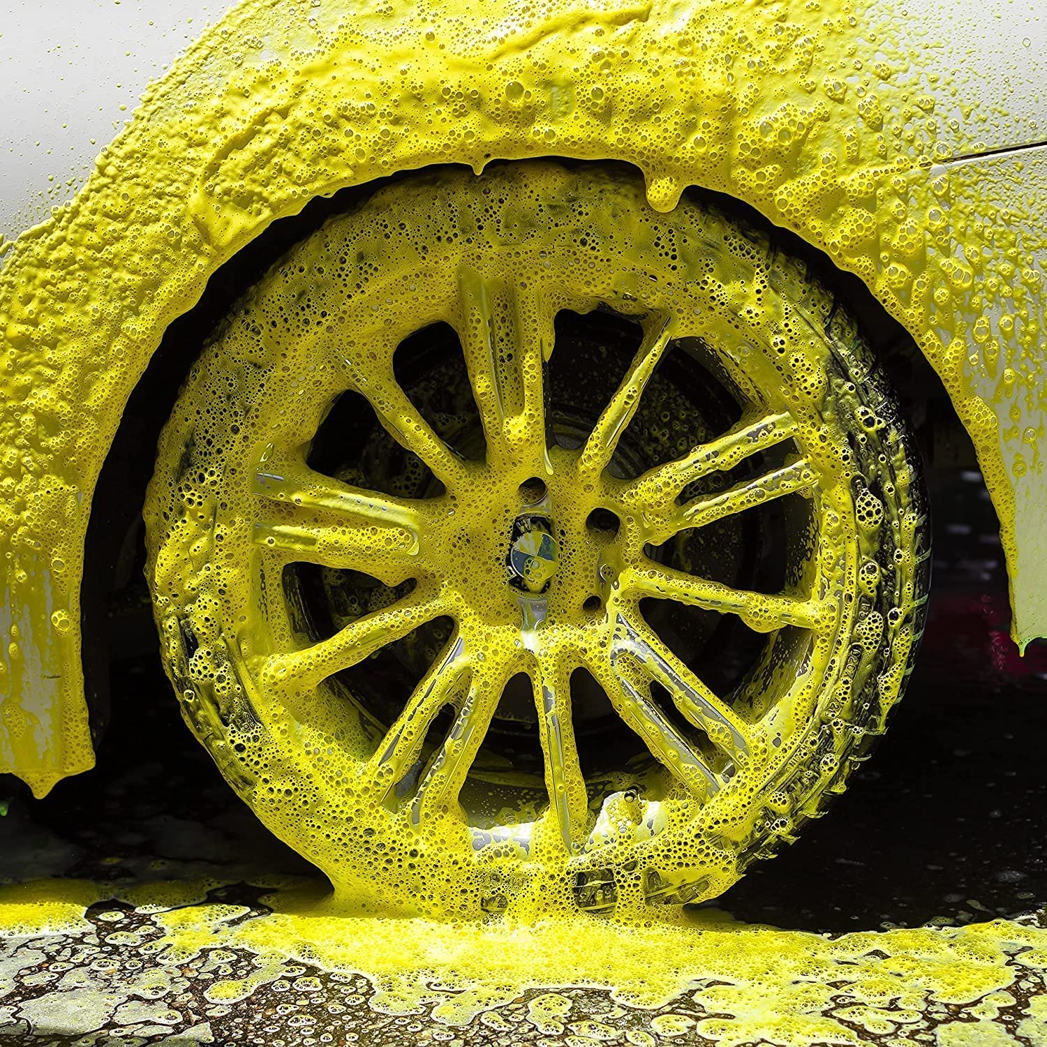 GxDetail Yellow Foam 5 Litros – Espuma de Lavado Amarilla para Coche – Limpieza Profunda y Brillo Espectacular – Espuma Densa y pH Neutro – Seguro para Pintura - Efecto Nieve.