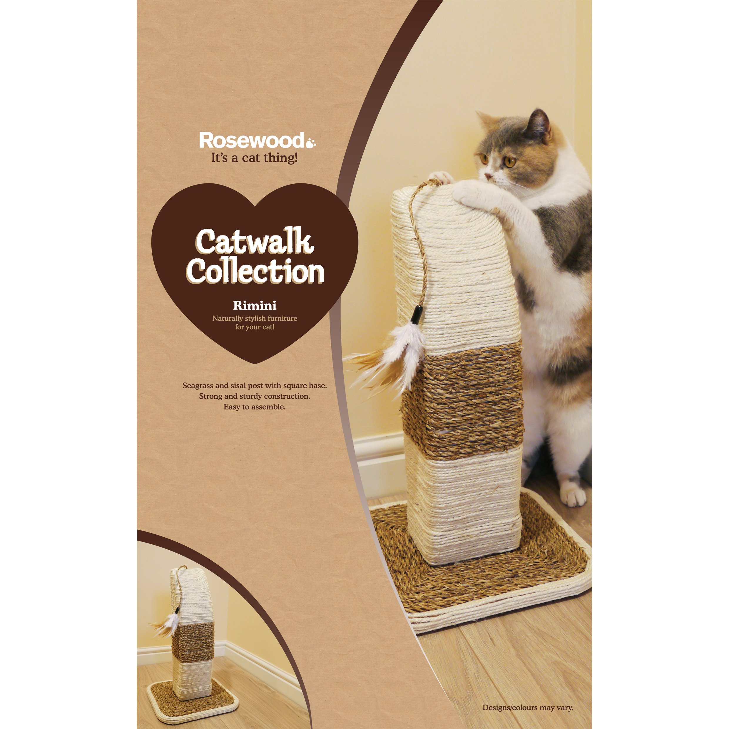 Rosewood Tiragraffi Rimini Naturale in Palissandro