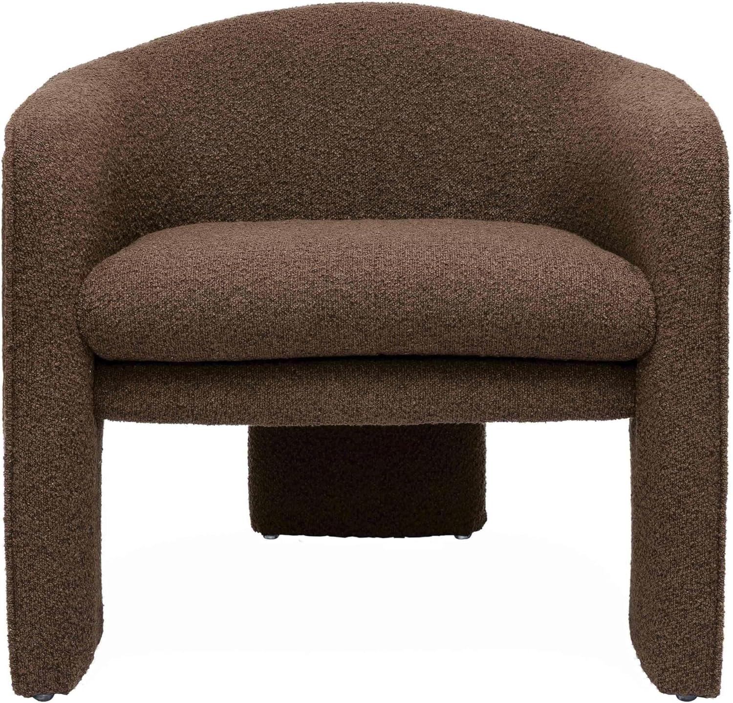 Tov Furniture Marla Chocolate Brown Upholstered Boucle Accent Chair