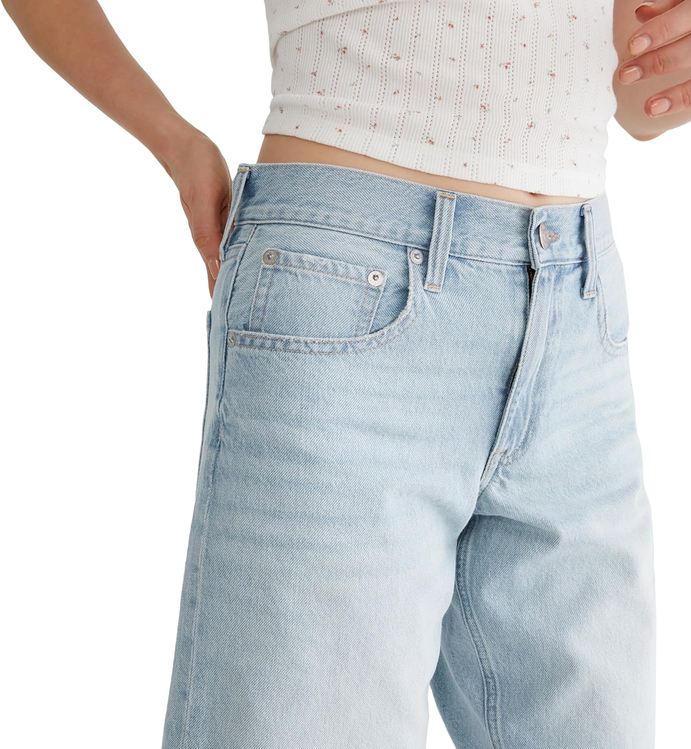 Aeropostale Women's Low Rise Baggy Denim Jorts