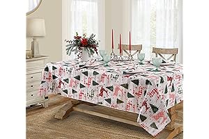 Newbridge Merry Reindeer Prance Festive Country Christmas Tablecloth