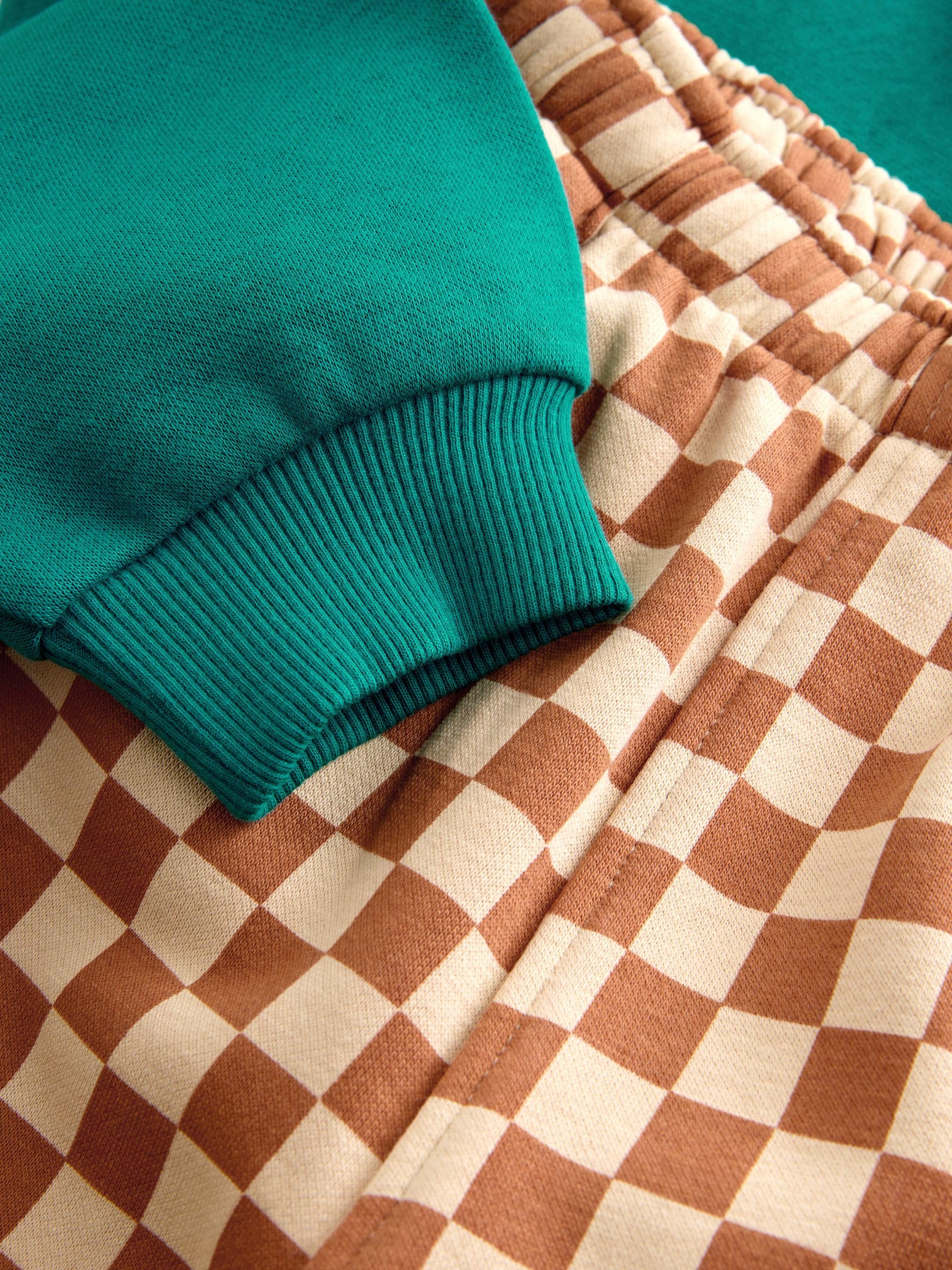 NEXT Garçon Ensemble sweat et pantalon de jogging à motif