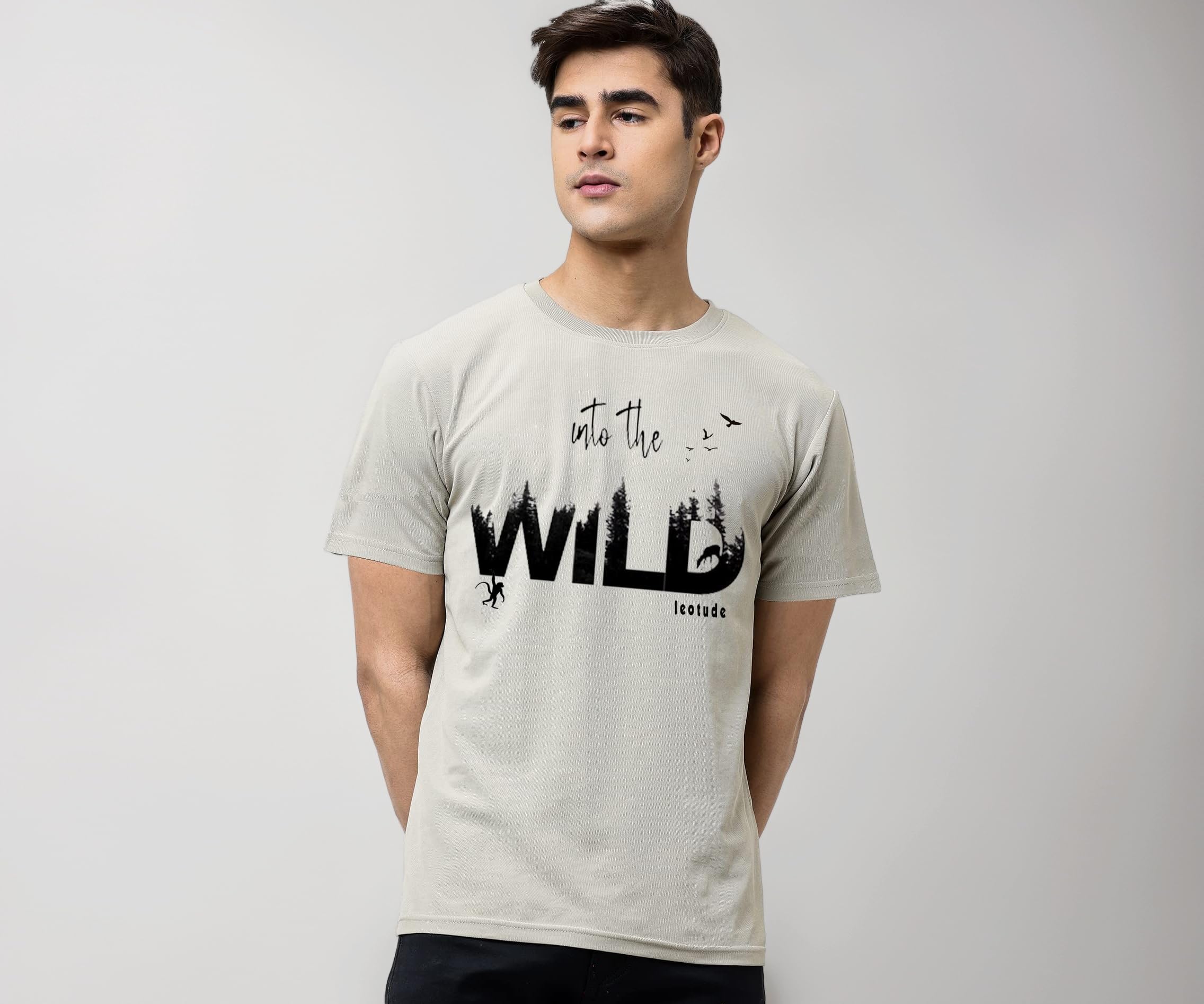 Men's Cotton Regular Fit Half Sleeve Round Neck T-Shirt
