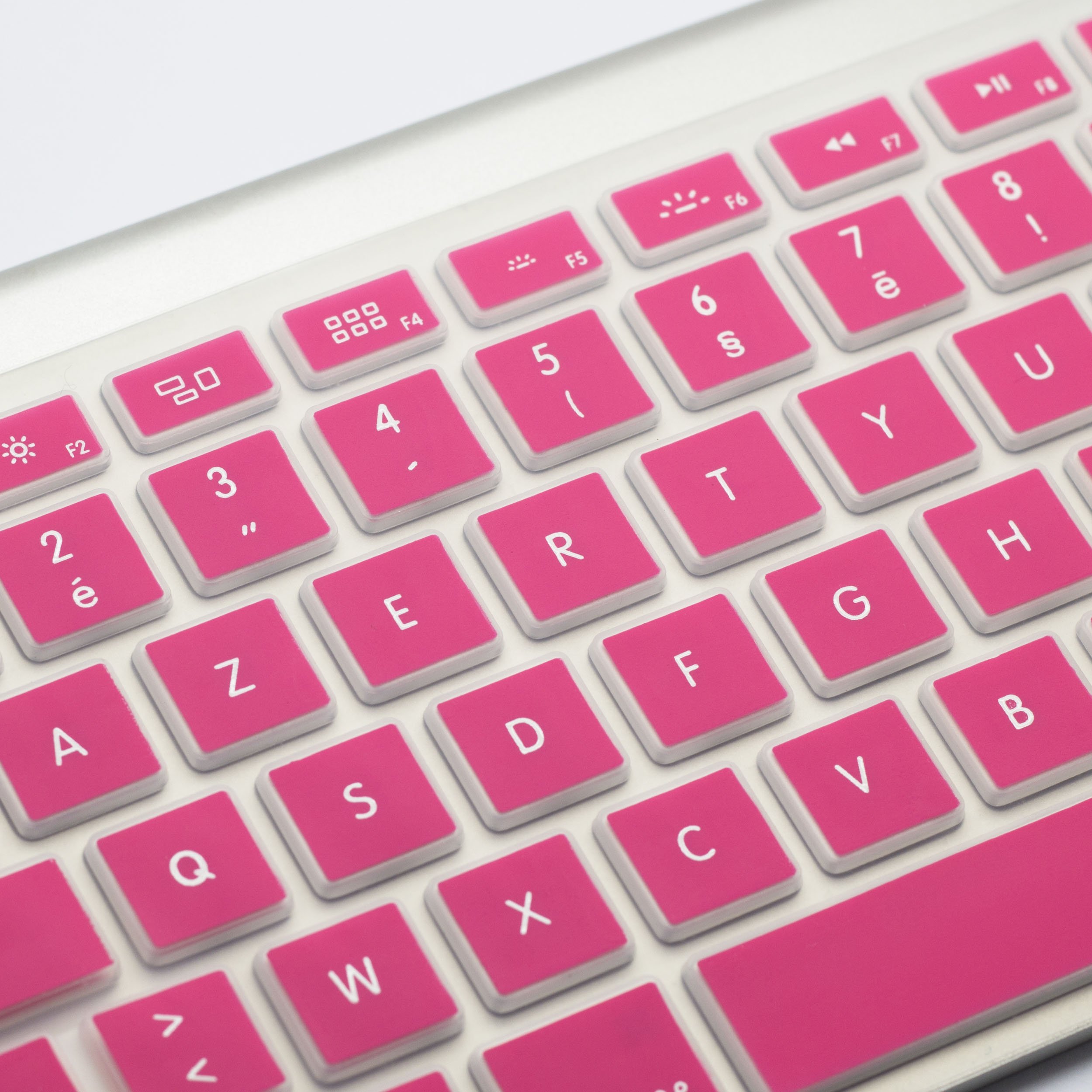 Protection Clavier Silicone AZERTY Pour MacBook - Modèles Pro/Air 2008-2015 (A1278, A1466, Etc.)