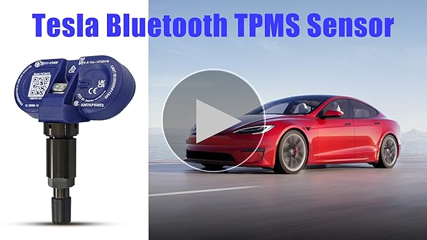 Amazon.com: Tesla BLE 藍牙TPMS 感應器胎壓監測感應器適用於