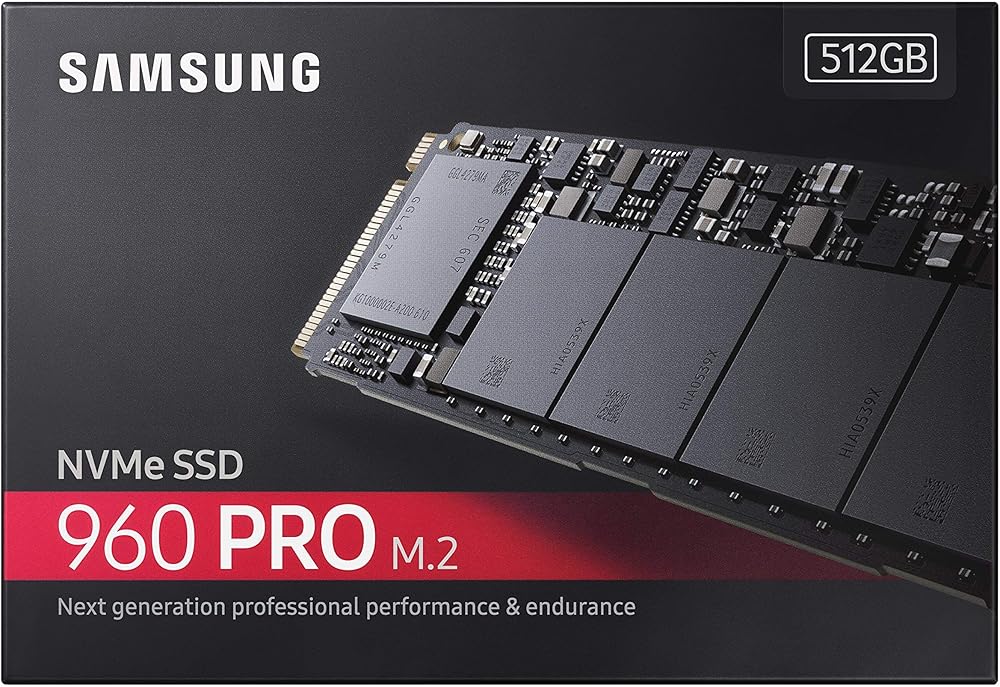 Samsung 960 PRO NVMe M.2 512GB SSD thumbnail 5