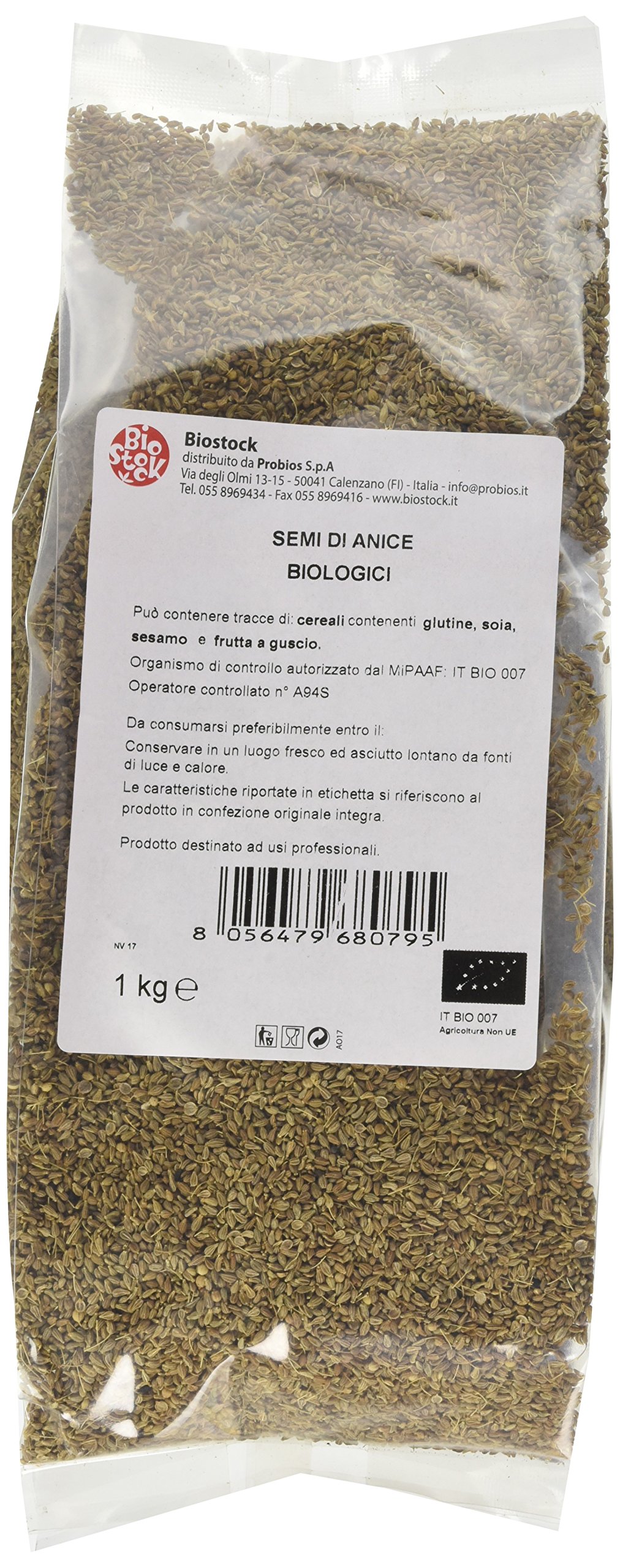 Probios Semi di Anice Bio - Confezione da 1 kg