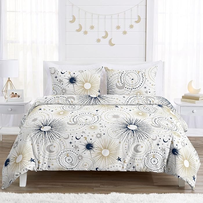 Buy Sweet Jojo Designs Star and Moon Boy or Girl Full/Queen Bedding Set