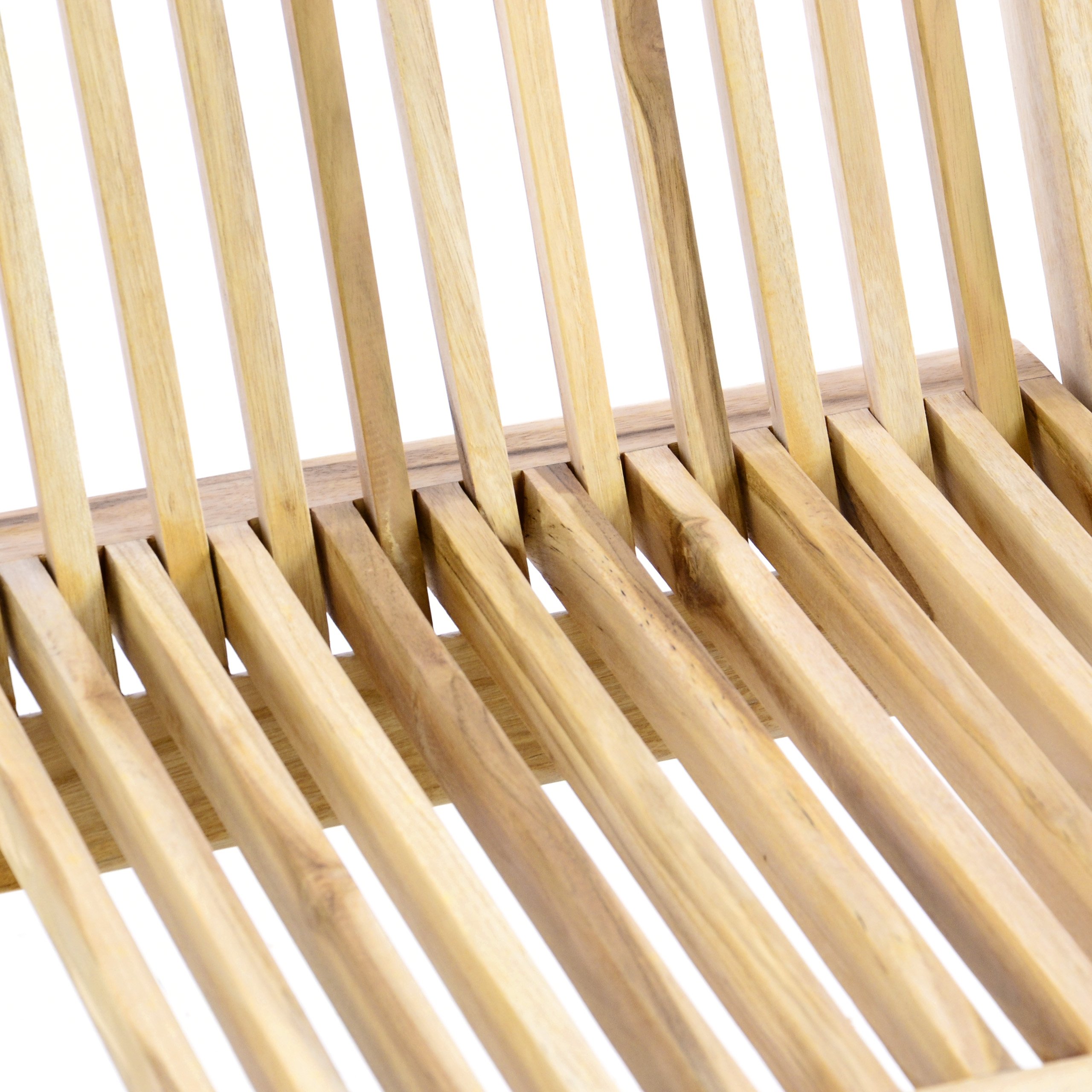 SONLEX 4er Set Klappstuhl aus Holz Gartenstuhl Balkonstuhl – Teakholz Stuhl für Terrasse Camping – kompakt klappbar