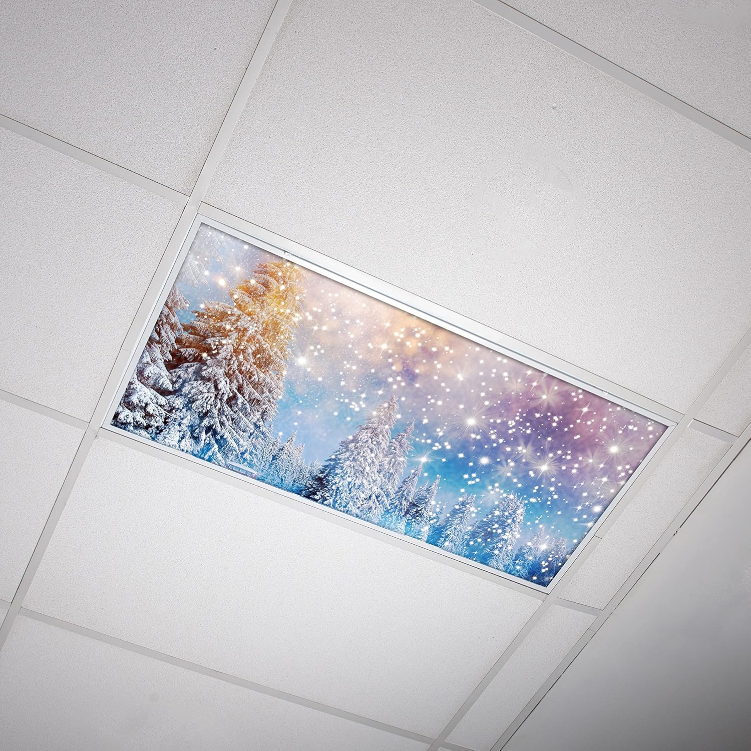 Octo Lights Fluorescent Light Covers for Ceiling Lights Classroom 2x4