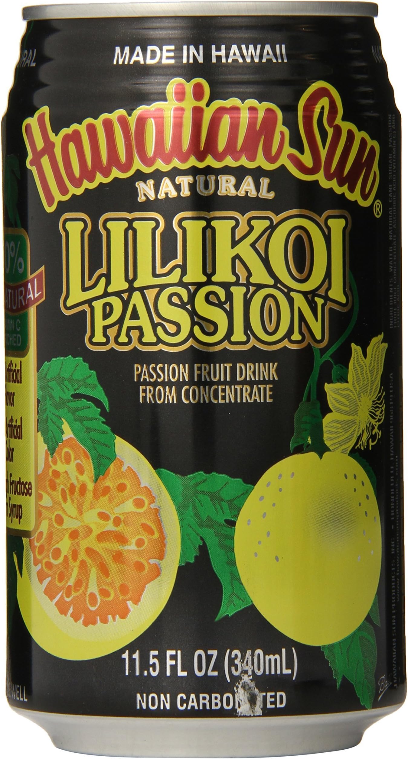Lilikoi, Passion Fruit, 11.5 Fl Oz (Pack of 24)