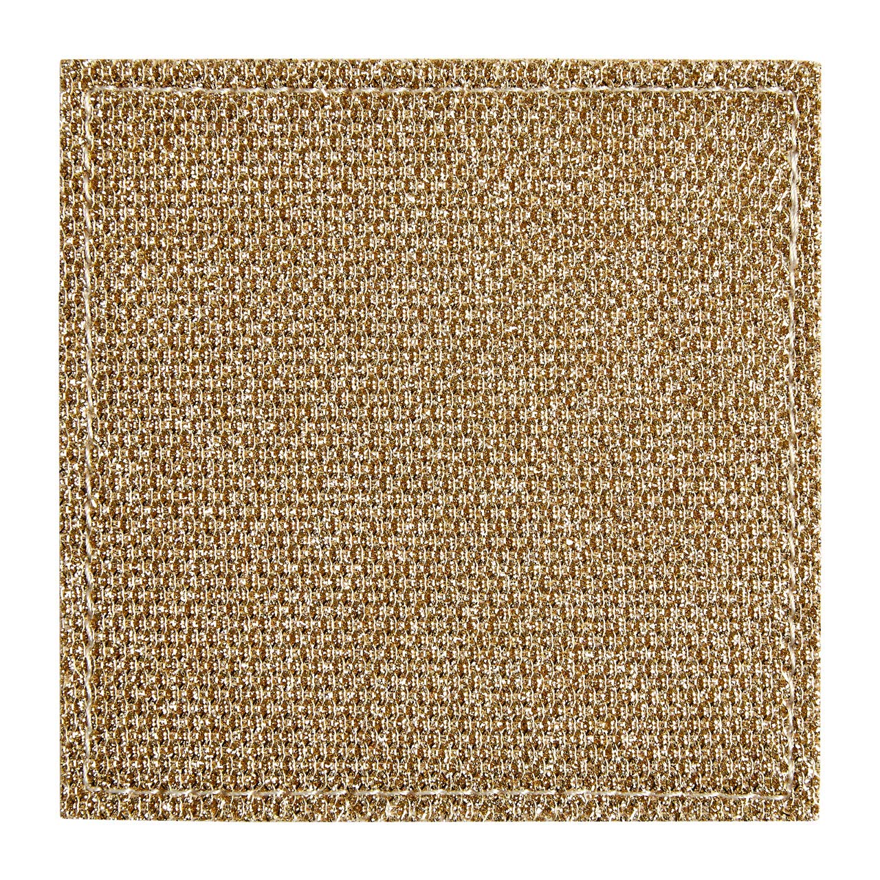 Orsina Set Of 4 Gold Glitter Coasters from B&Q