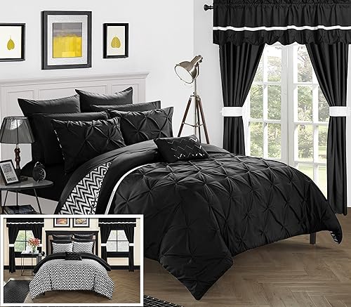 Chic Home Jacksonville - Edredón reversible (20 piezas)