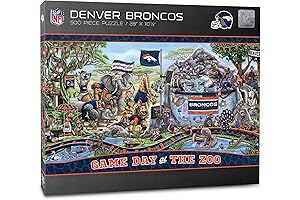 Denver Broncos Puzzle: YouTheFan NFL Game Day at The Zoo 500-piece Puzzle