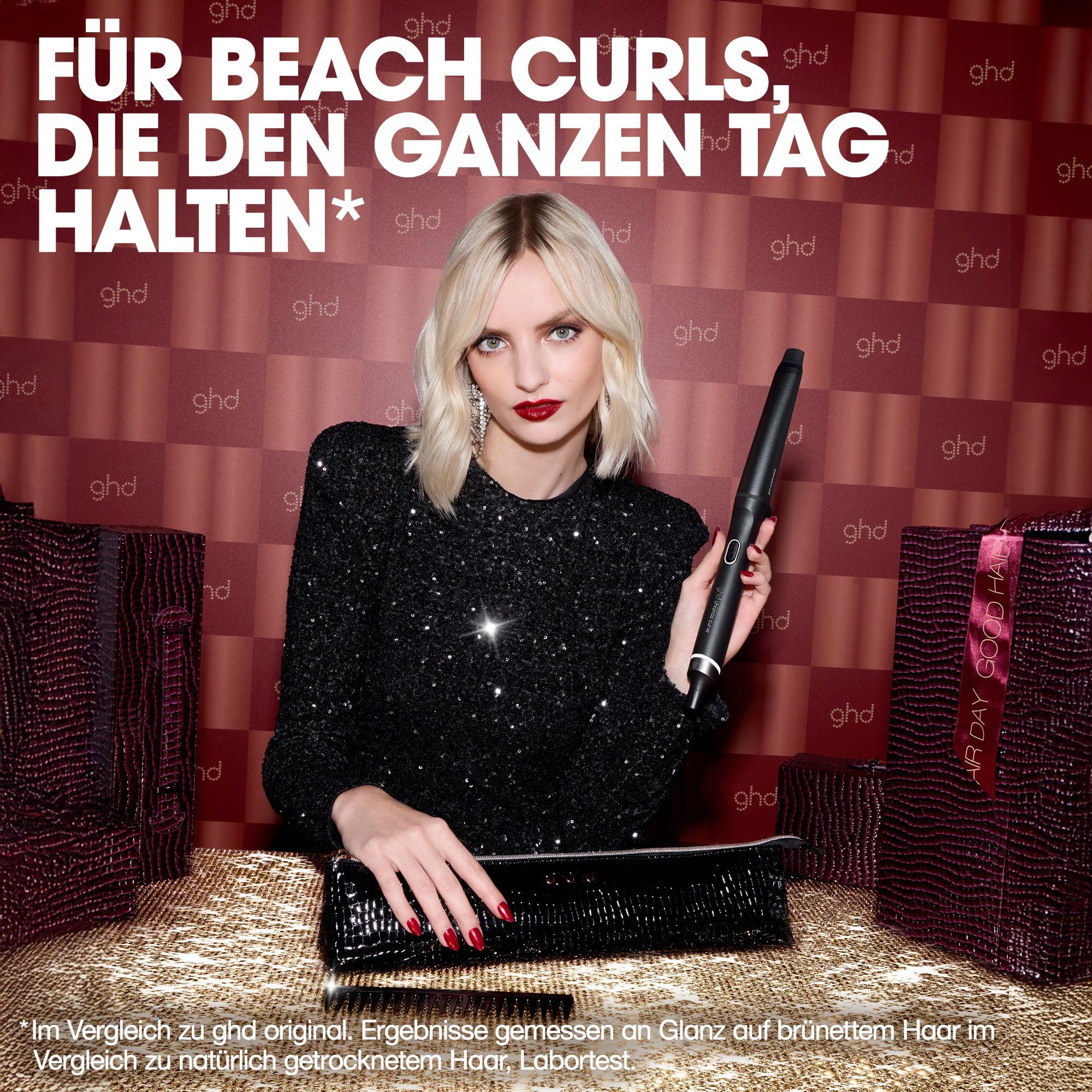 ghd chronos curve Lockenstab ohne Klemme: smarter Curler für Locken/Wellen