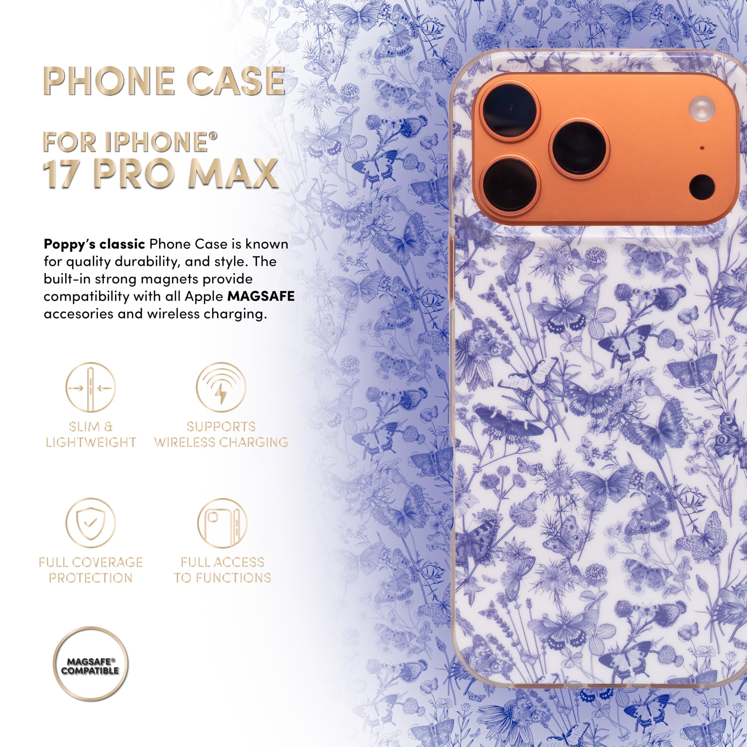 Amazon.com: XO Poppy iPhone 17 Pro Max Case with MagSafe