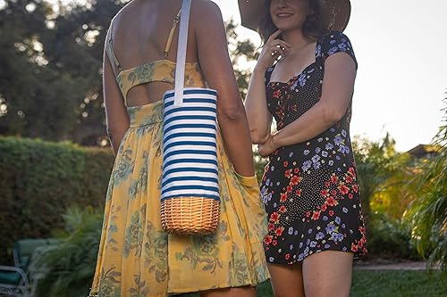 Miniatura 8 de PICNIC TIME Malbec - Cesta aislante para botellas de vino y sauce, bolsa de regalo para vino