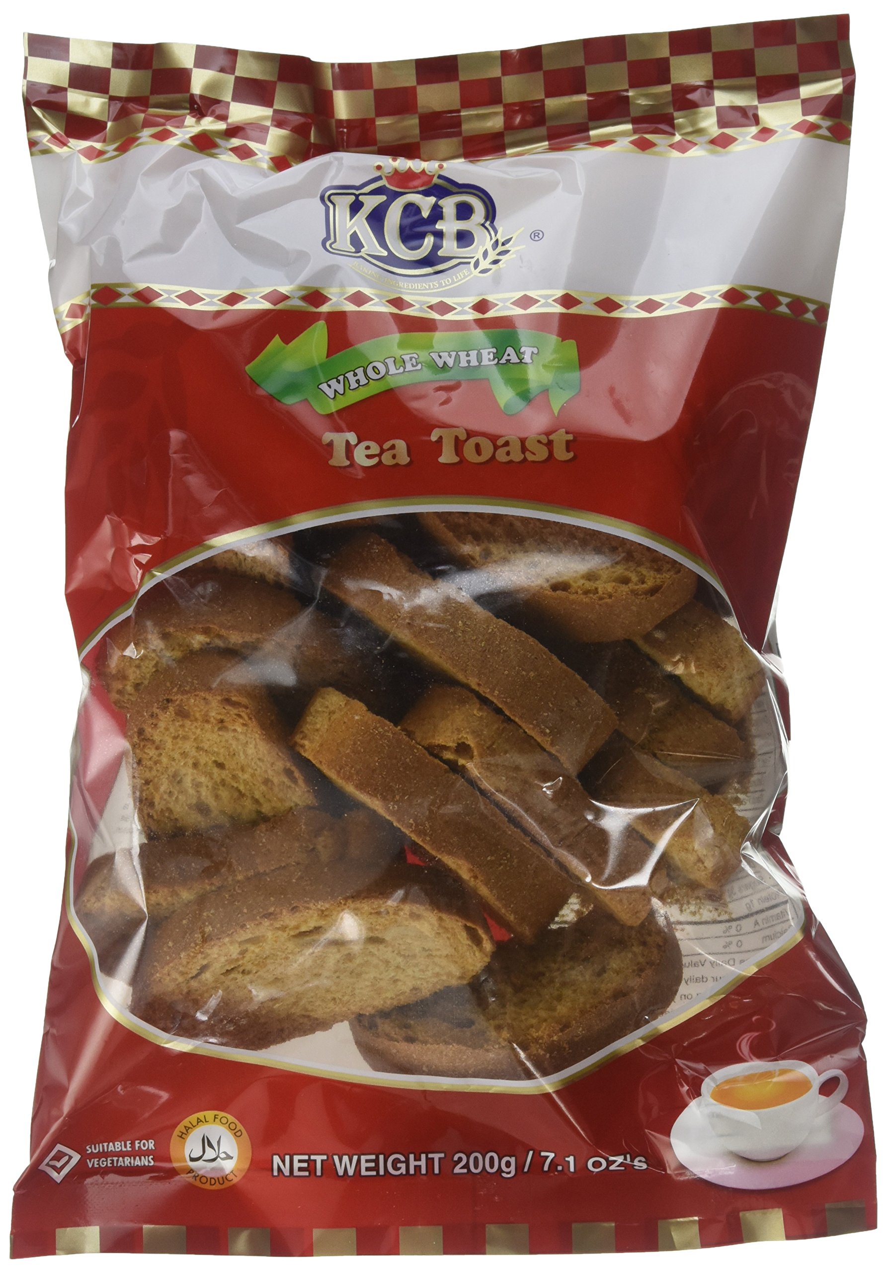 KCBWhole Wheat Tea Toast, 200 Grams(gm)
