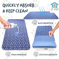 Vista 6 de Forro para jaula de conejillo de indias, paquete de 4 almohadillas lavables para orina para perros, ropa de cama de vellón suave para jaula