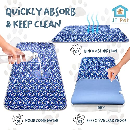 Miniatura 6 de Forro para jaula de conejillo de indias, paquete de 4 almohadillas lavables para orina para perros, ropa de cama de vellón suave para jaula y