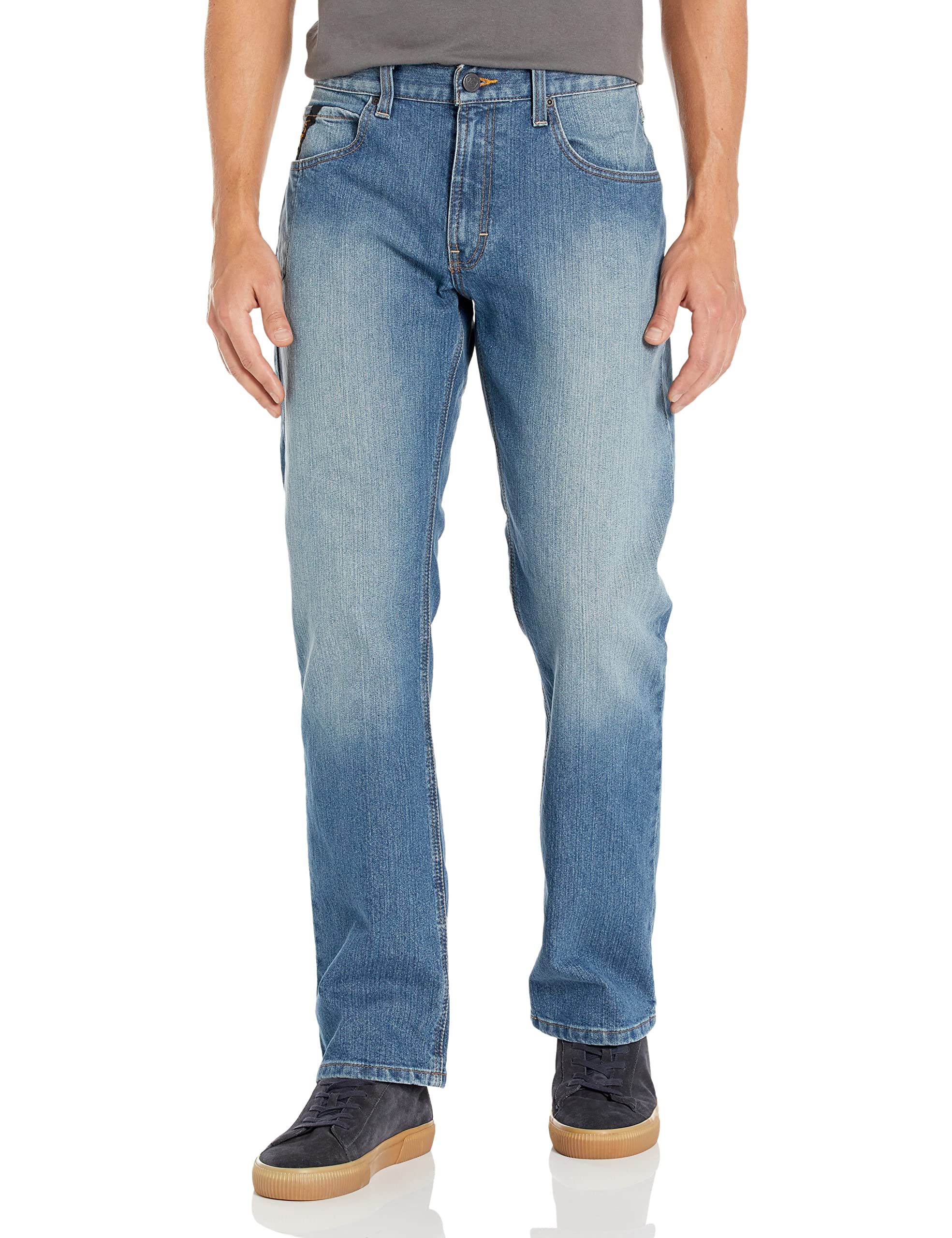 Ariat Mens Rebar M5 Straight Durastretch Washed Twill Dungaree