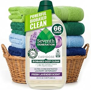 Seventh Generation EasyDose Laundry Detergent Fresh Lavender…