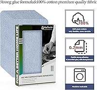 Vista 26 de KING MOUNTAIN - Parche de lona para colocar con la plancha, 3 x 60 pulgadas, parche de reparación de tela 100% de algodón, impermeable; para sofás