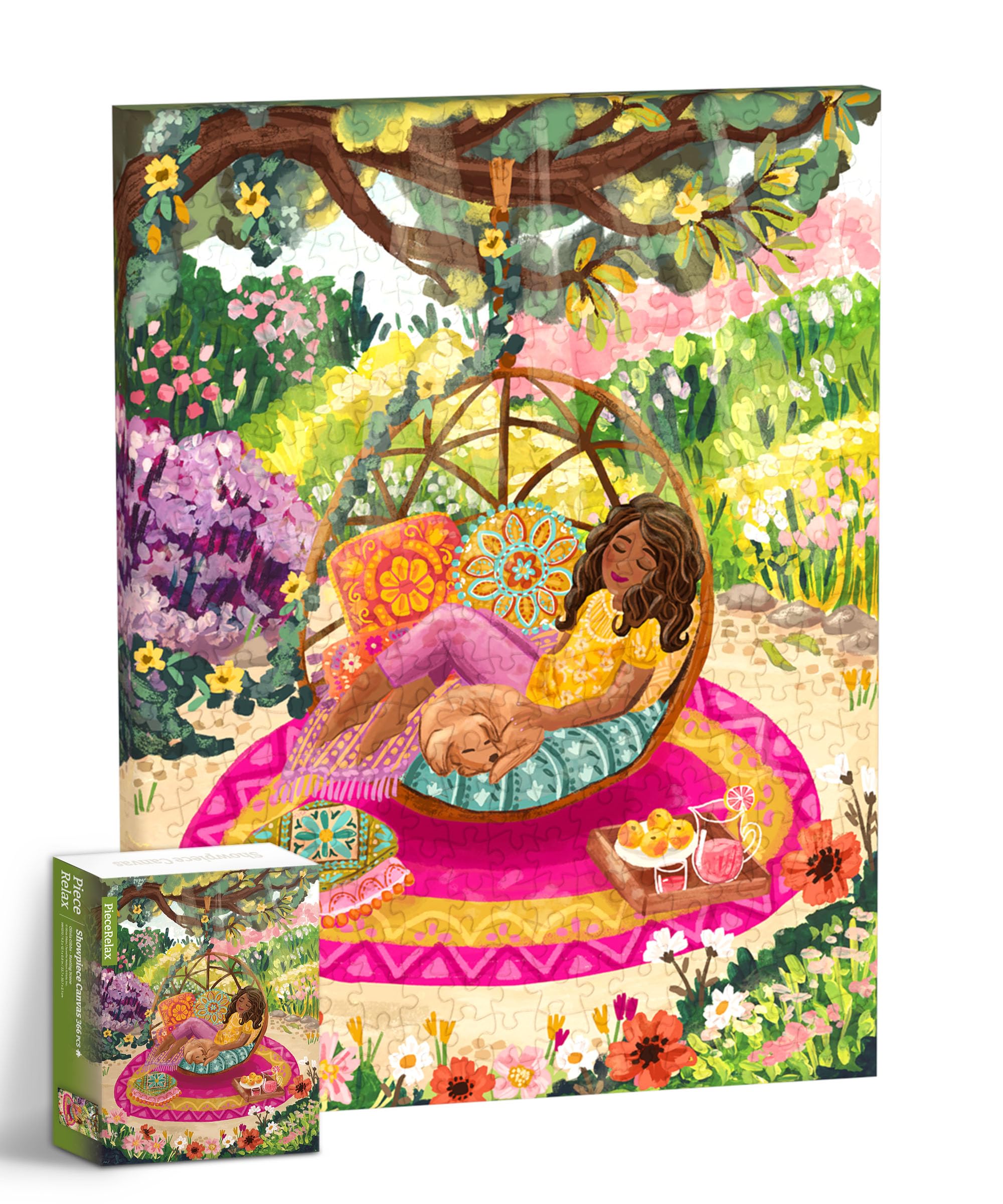 PieceRelax Canvas Wall Art Puzzles for Adults, Olivia Gibbs