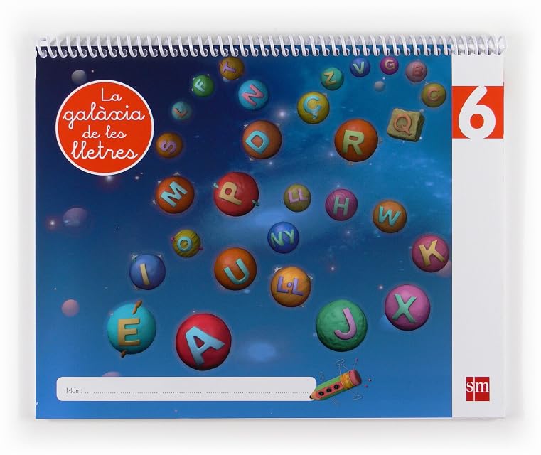 Portada de La Galaxia de les Lletres Nivel 6 5 Anys Ed 2013 Valencia