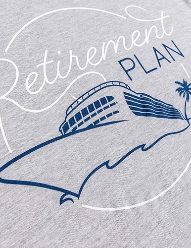 Miniatura 5 de Mi (Cruising) Plan de jubilación  Cruise Ship Funny Broma Humor Hombres Mujer Camiseta