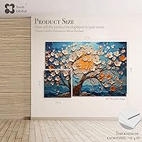 Vista 2 de Paneles acústicos de pared, paneles acústicos artísticos de 72 x 48 pulgadas, paneles acústicos decorativos, paneles de pared acústicos, arte