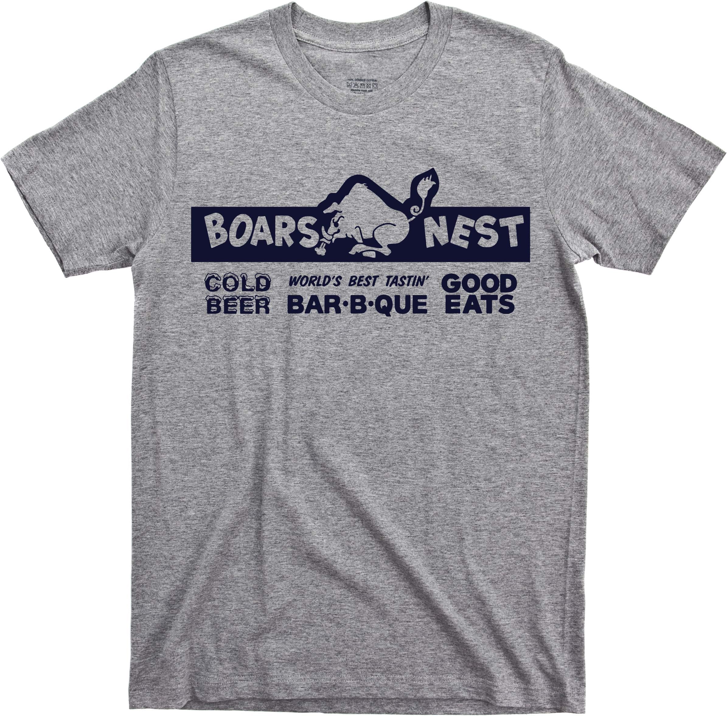 Boars Nest T Shirt Bo Luke Daisy Duke Good Ol Boys Dukes of Hazzard Tee