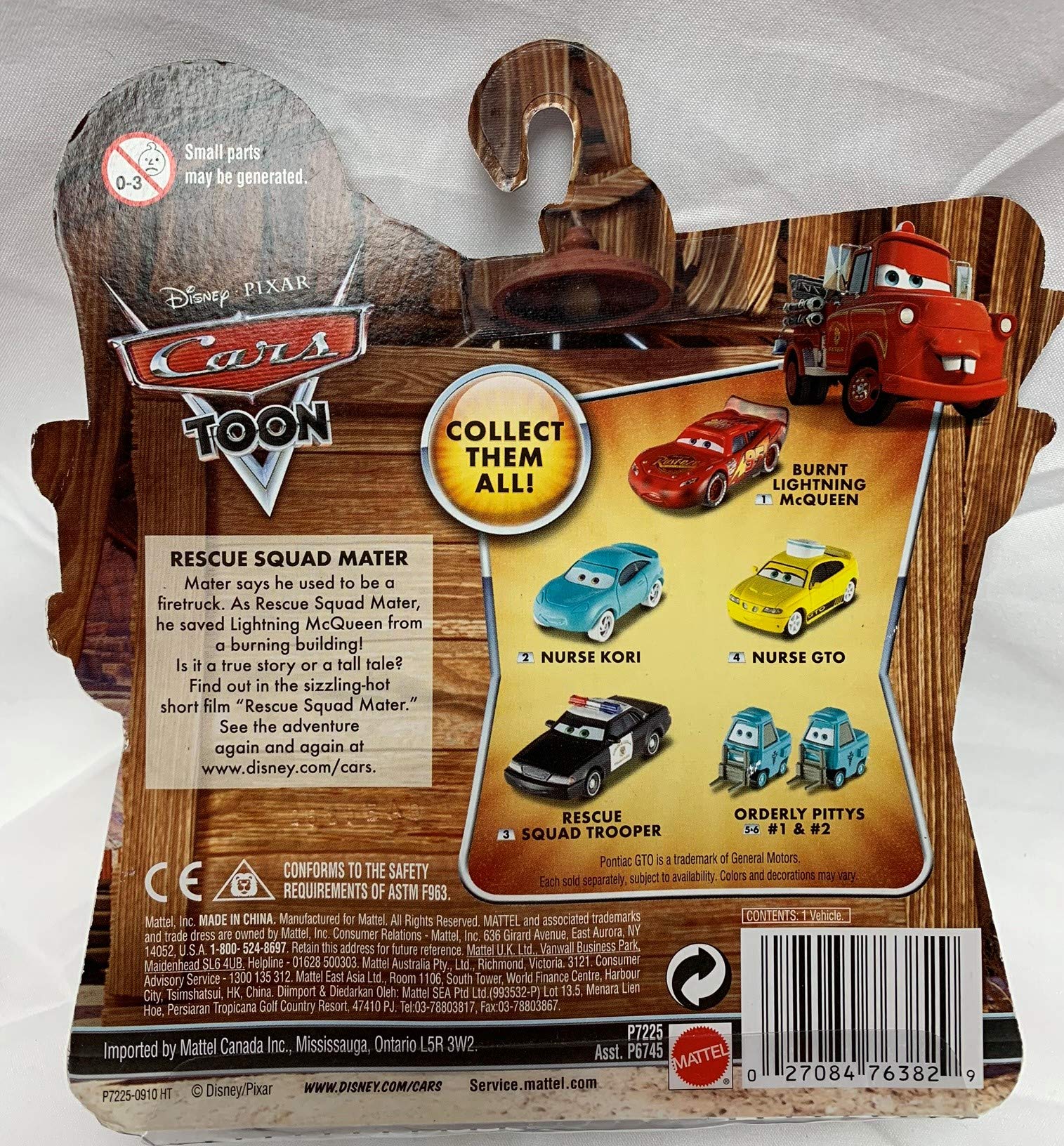 Amazon.com: Disney/Pixar Cars, Toon Die-Cast Vehicle, Nurse Kori