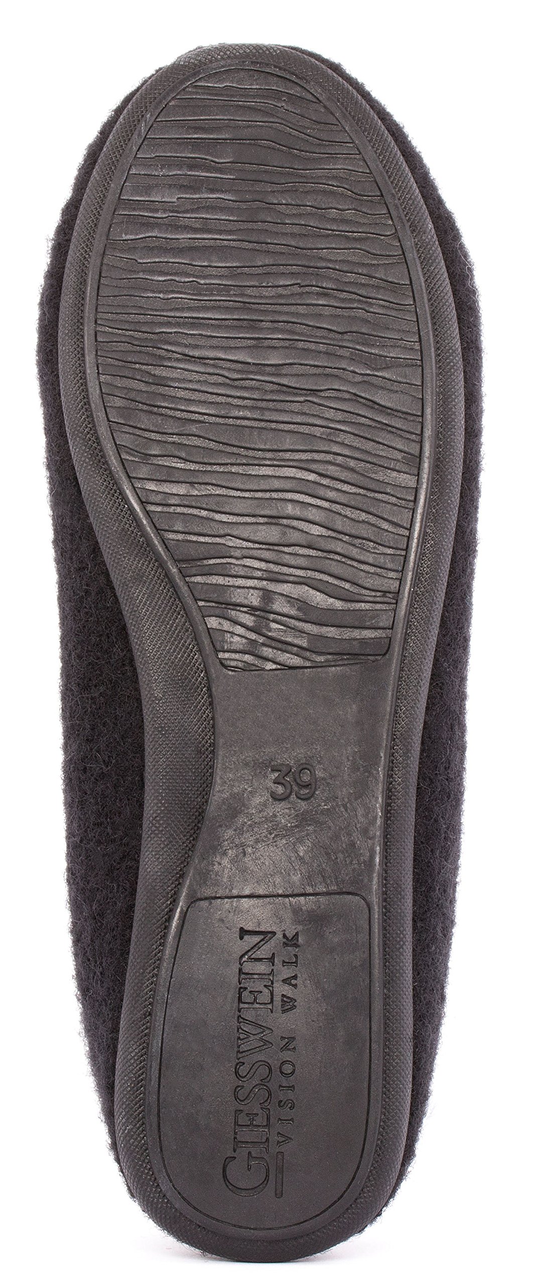 Giesswein Hausschuh - Filz Pantoffeln im Ballerina-Look | Geschlossene, warme Damen Hausschuhe mit rutschfester Sohle – weiche Filzpantoffeln für Zuhause