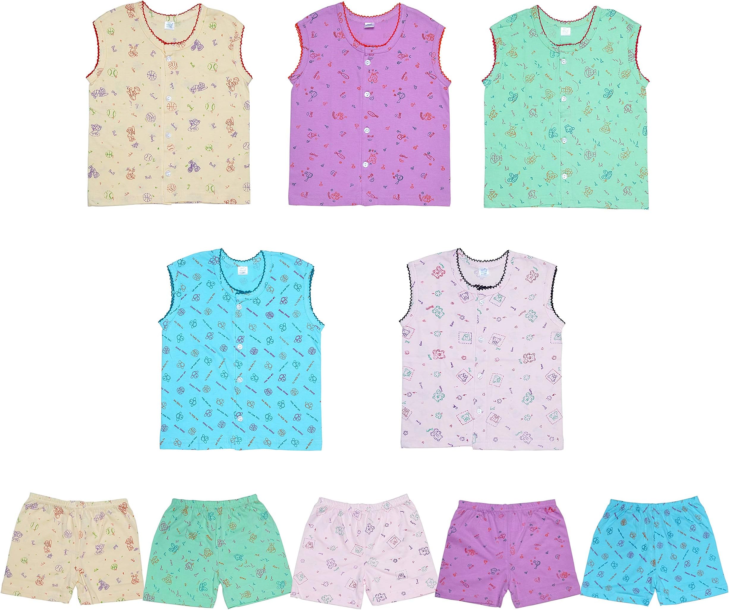 Sathiyas Boys Top & Bottom Sets - Set of 5