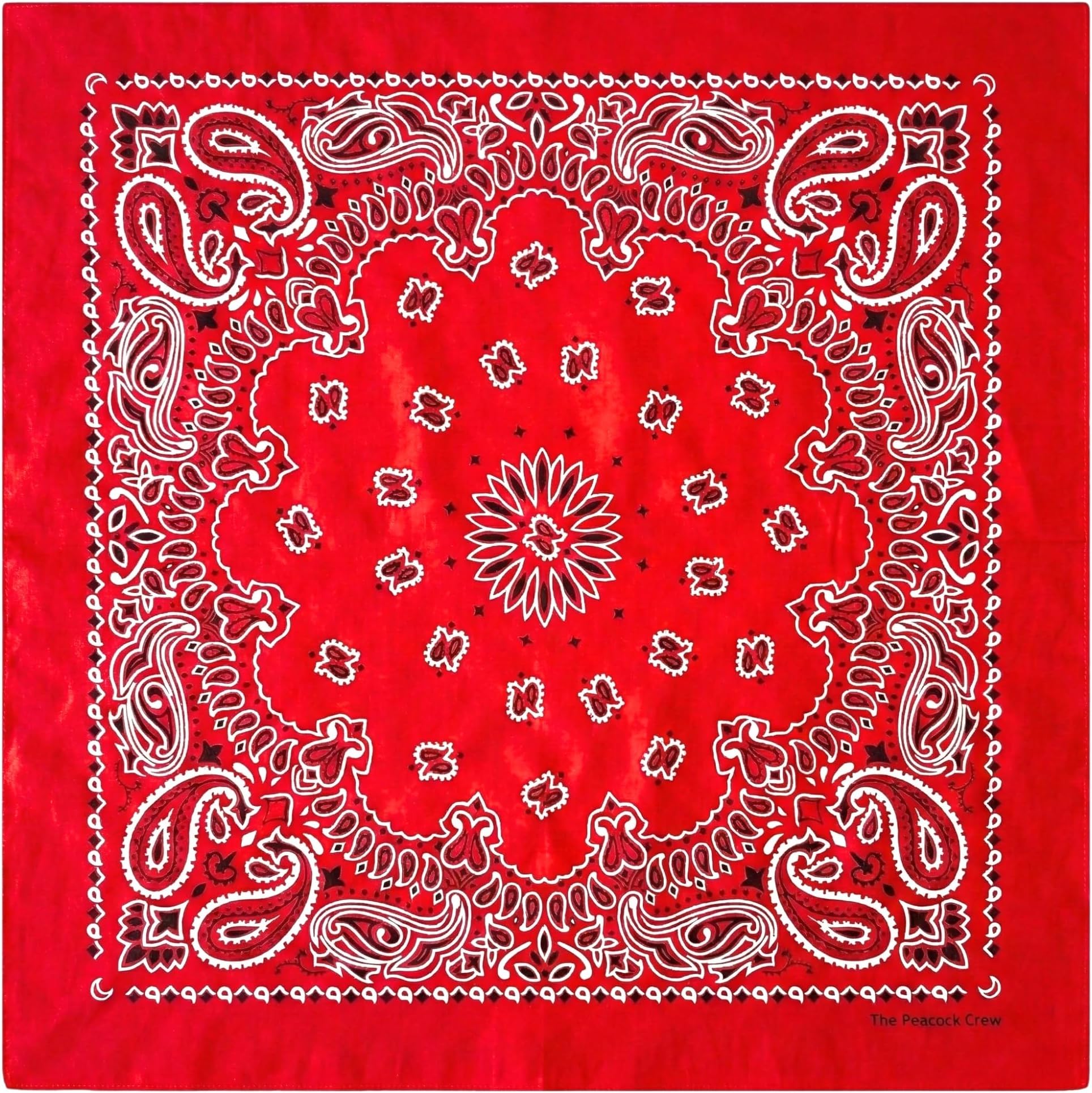 Premium Soft Cotton Designer Bandana for Men and Women 22x22 in