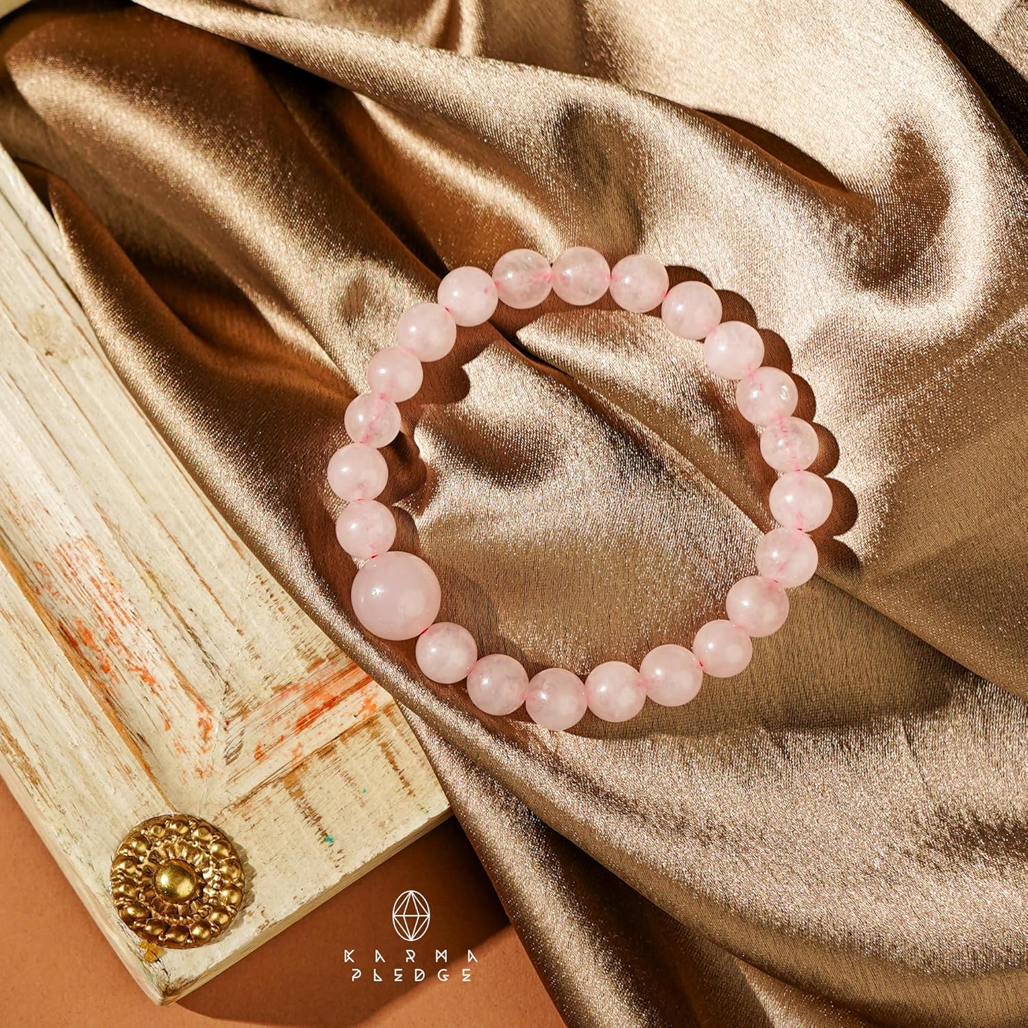 KARMAPLEDGE Healing Crystal Bracelets for Womens and Mens, Spiritual, Positive Energy & Balance, Handmade Natural Crystal Beads Bracelets - Image 7