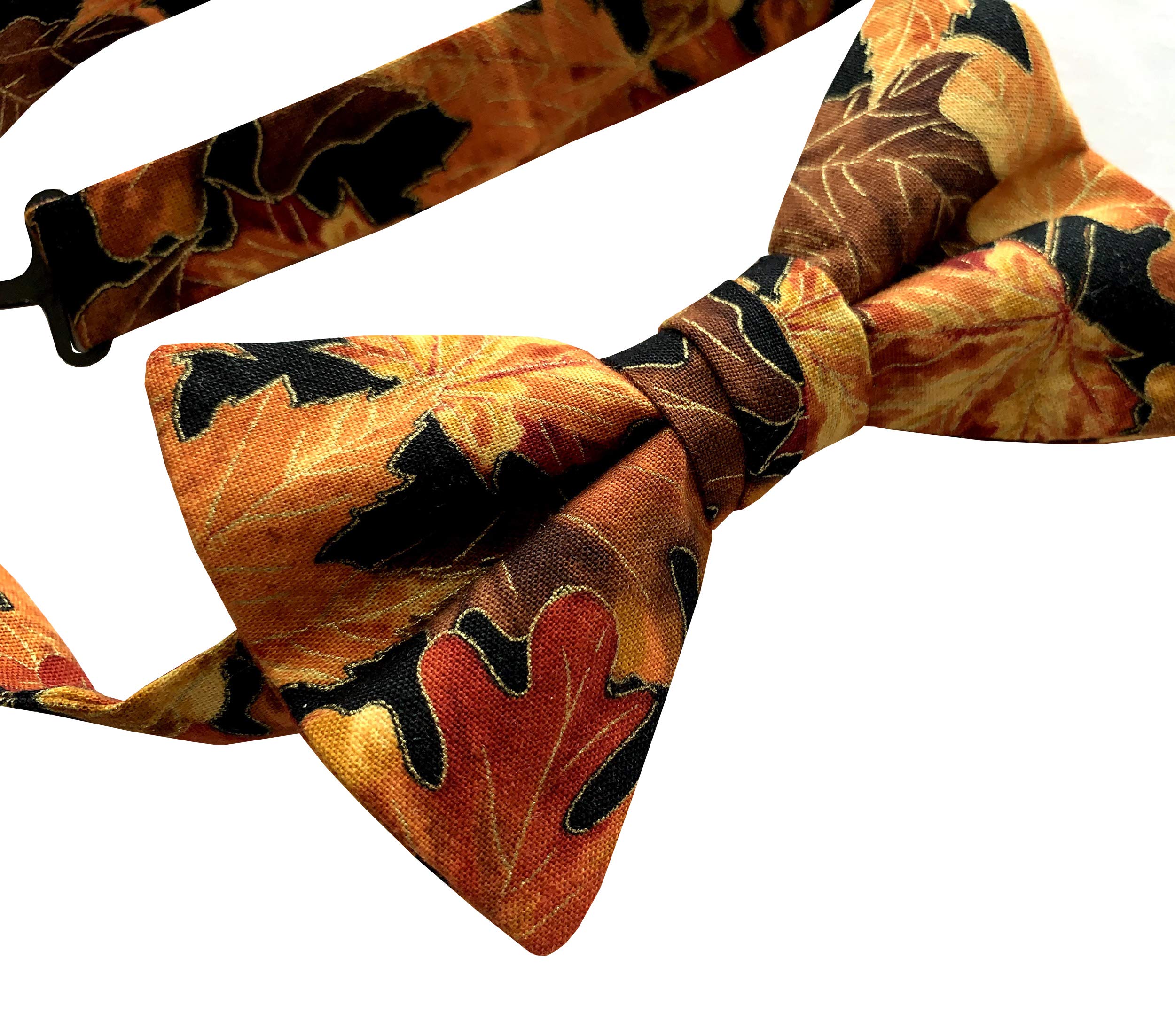 Gele Multicolor Boy Adjustable Costume Party Bow Tie (Wine Red+Black)