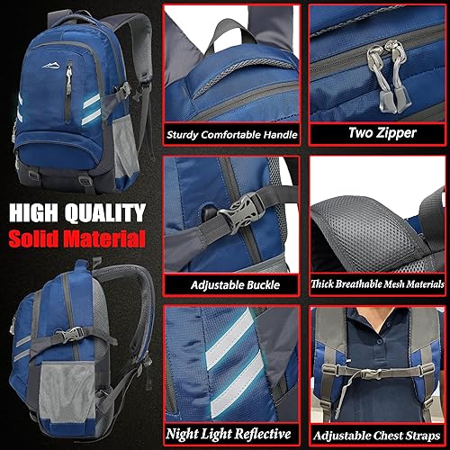 Miniatura 3 de ProEtrade - Mochila para escuela, universidad, estudiantes, viajes, negocios, con puerto de carga USB, Gratis