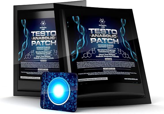 Patch : Advanced Testosterone Booster Without Steroids or HGH | Muscle Growth & Strength (1 Month Supply : 30 Patches)