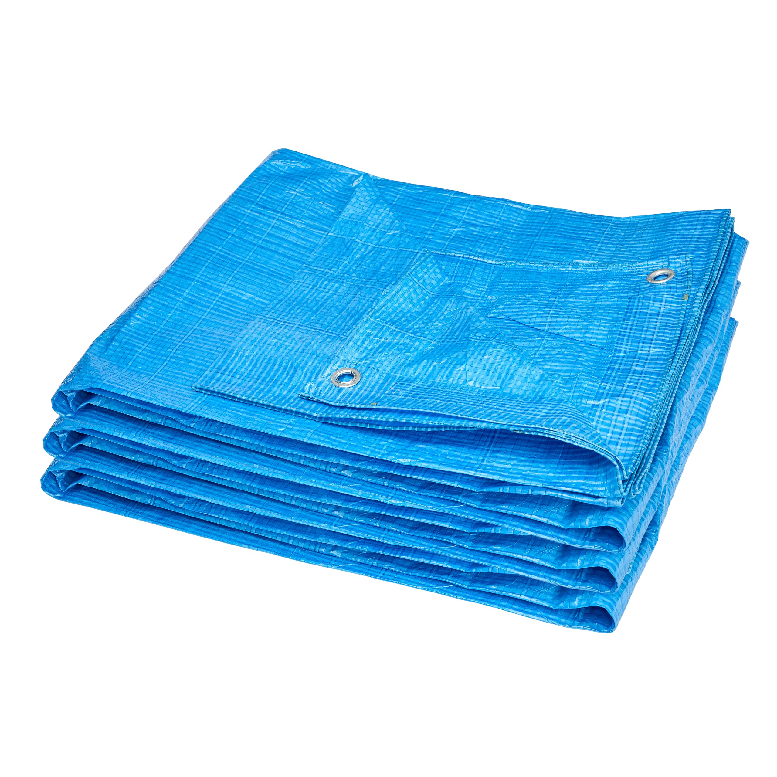 Lona impermeable Garronda GD-0162 azul 10x10 m para suelo de camping y jardin